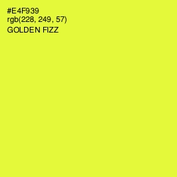#E4F939 - Golden Fizz Color Image